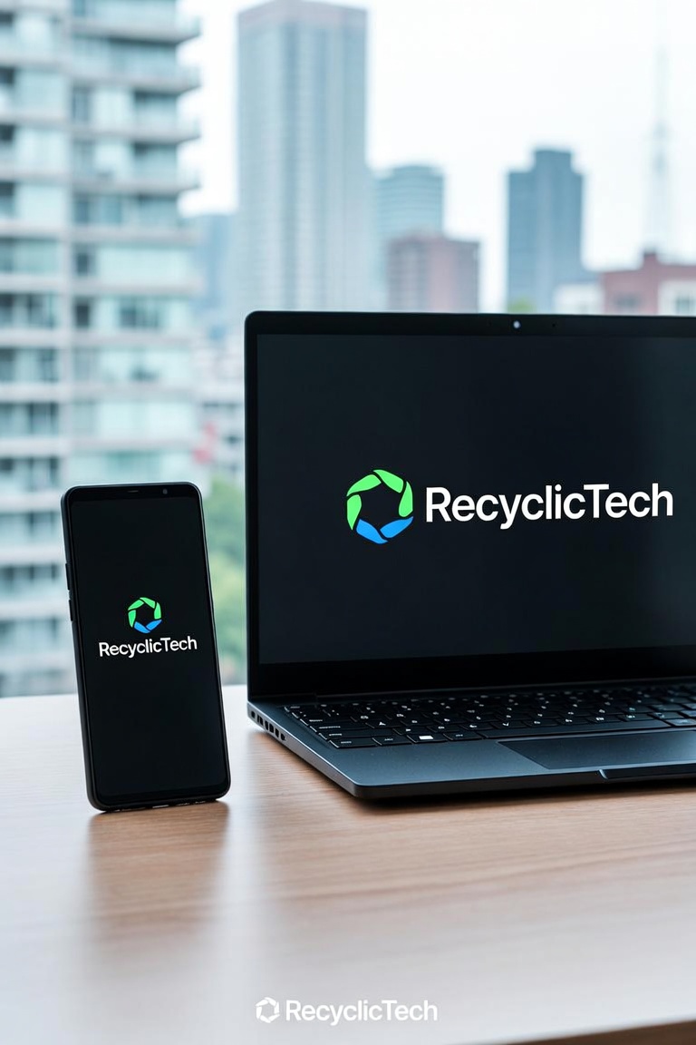 RecyclicTech on a laptop and phone — trading style of Service Parts Online Ltd